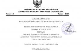 Laporan Pertanggungjawaban Realisasi APBKal T.A. 2025
